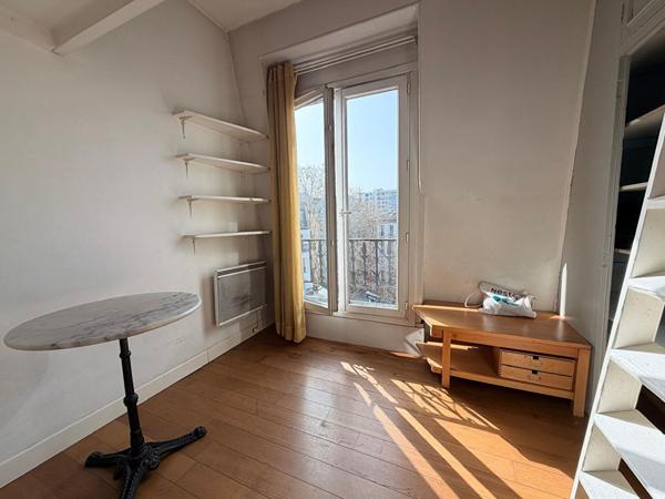 Studette de 10,52m² Paris 19ème