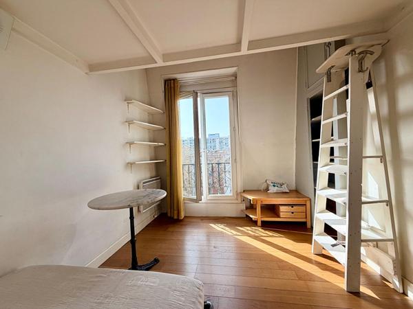 Studette de 10,52m² Paris 19ème