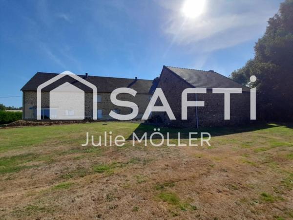 Ancien corps de ferme rénové avec piscine intérieure à Bonnat