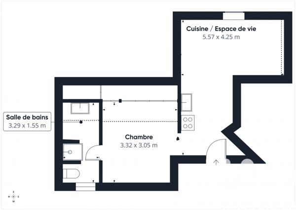 Appartement à vendre 2 pièces 23 m² Nantes