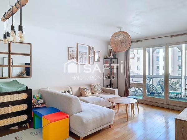 T3 lumineux avec balcon et parking - Métro 14