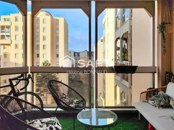 T3 lumineux avec balcon et parking - Métro 14