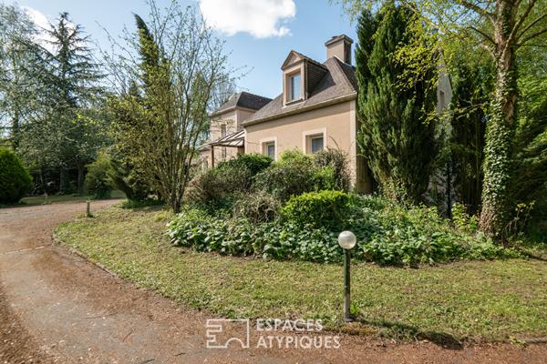 Maison d’architecte sur son parc arboré