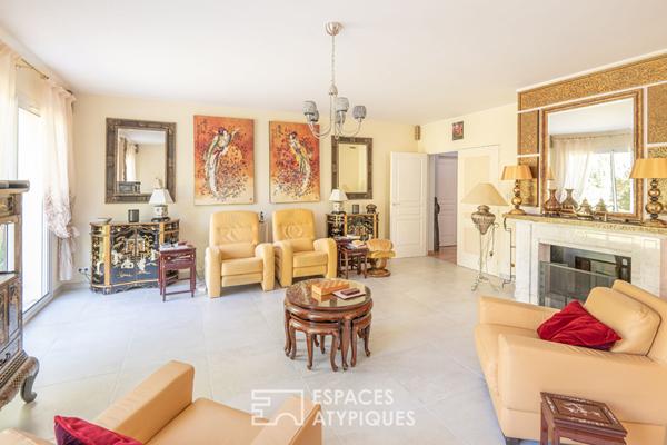 Maison d’architecte sur son parc arboré