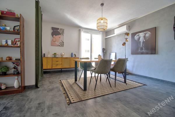 AGEN SUD - Appartement lumineux et fonctionnel de 81 m² avec balcon et garage dans une résidence sécurisée.
