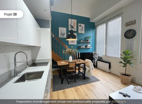Appartement à vendre |  Blois |  2 pièces | 32 m²