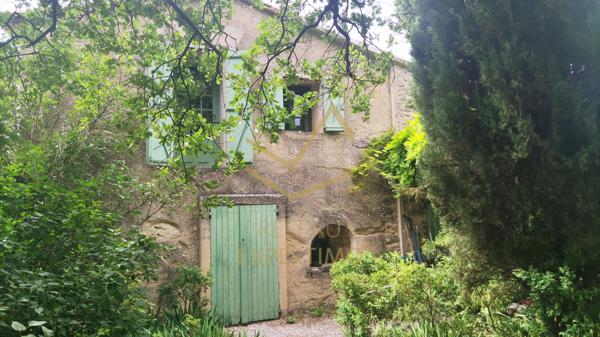 Mormoiron (84570) Maison en pierre au calme avec magnifique vue + atelier d'artistes et garage indépendant