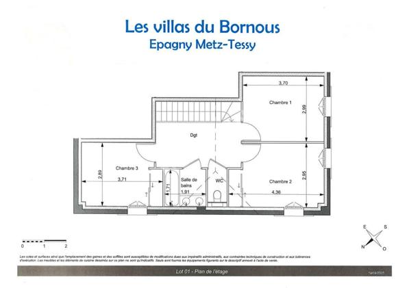 Maison mitoyenne en duplex de 103.24 m², à Epagny Metz-Tessy