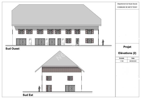 Maison mitoyenne en duplex de 103.24 m², à Epagny Metz-Tessy