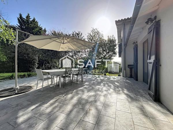 ? MAISON FAMILIALE – VOLUMES, LUMIÈRE, PISCINE, ÉCOLES-COLLÈGE-ACTIVITÉS À PIED, TÉLÉTRAVAIL/ PROFESSION LIBÉRALE