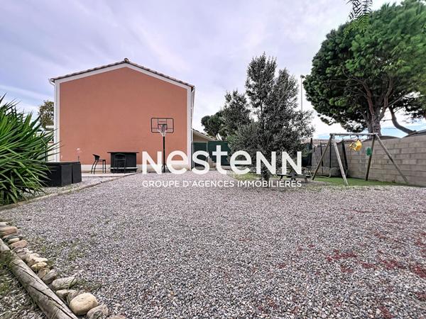 Perpignan, maison 3 faces 4 chambres, jardin et piscine