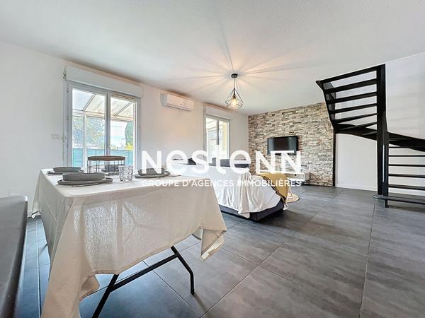 Perpignan, maison 3 faces 4 chambres, jardin et piscine