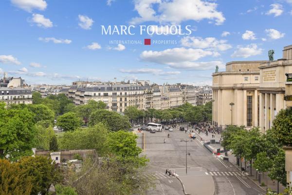 Paris XVI TROCADERO Vues monuments – Appartement 3 pièces avec balcon
