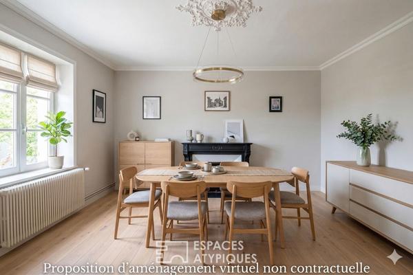 Maison de caractère à réhabiliter avec potentiel – Centre de Villeneuve (01480)