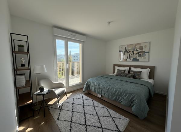 A Vendre Appartement 3 pièces lumineux au dernier étage à Meaux - T3 2022 : terrasse XXL, parking, géothermie ? clé en main .