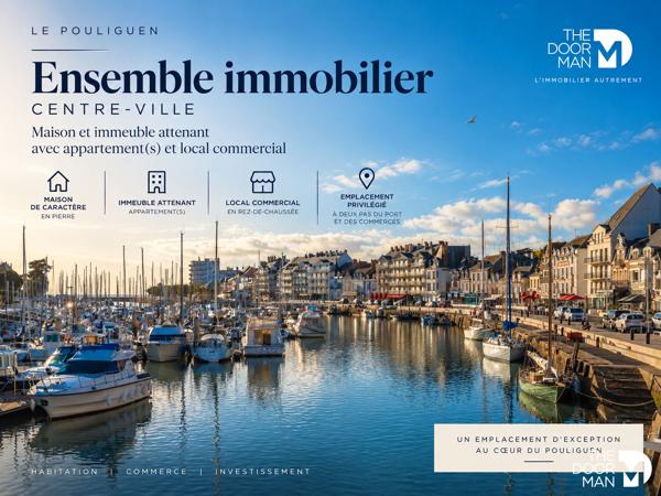 Maison - À vendre - 239 m² - LE POULIGUEN | The Door Man