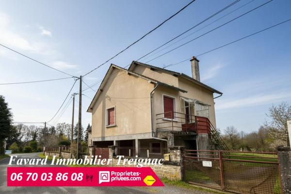 Maison de village avec grand terrain plat - Beau potentiel - Chamberet