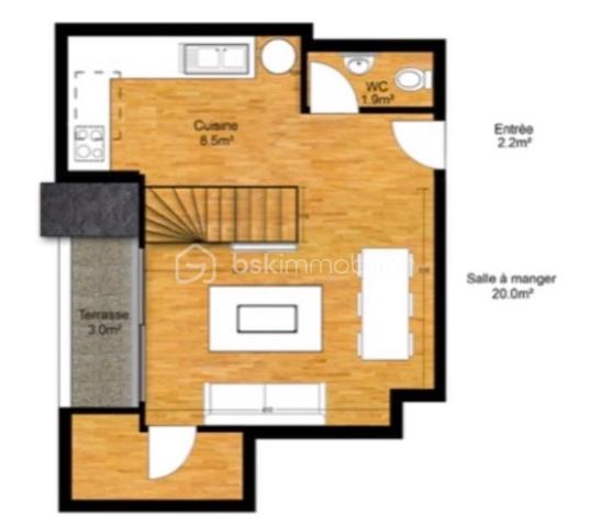 Duplex de 67 m²