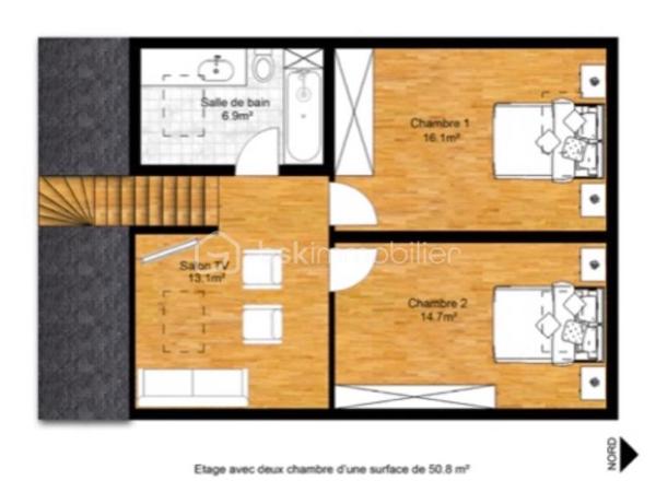 Duplex de 67 m²