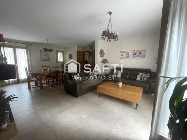 Maison familiale 5 pièces de 100 m2, 3 chambres avec jardin sans vis-à-vis