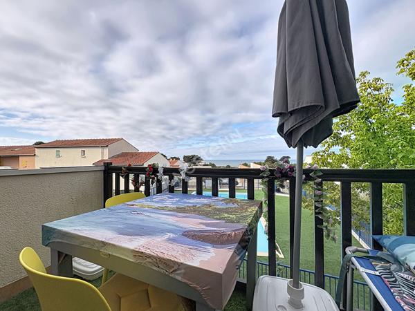 Appartement 3 pièces avec vue mer et piscine à La Bernerie en Retz - Rare sur le marché !