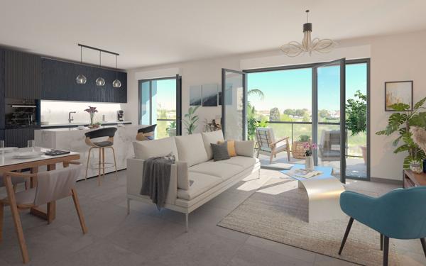 Appartement à vendre    2 pièces • 63,40 m2 Saint-Cyprien