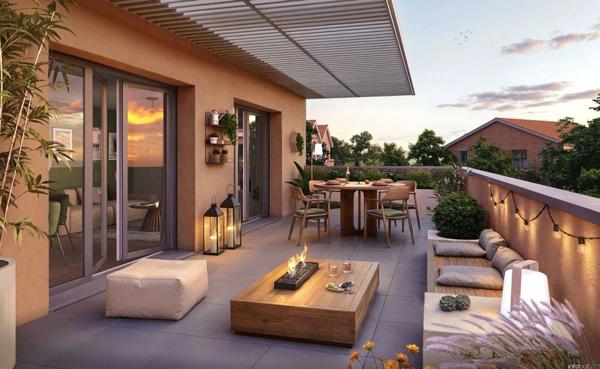 Appartement neuf T2 avec balcon – Centre-ville de Saint-Sulpice