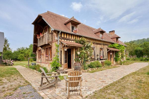 Maison à colombages à l’esprit chalet Savoyard
