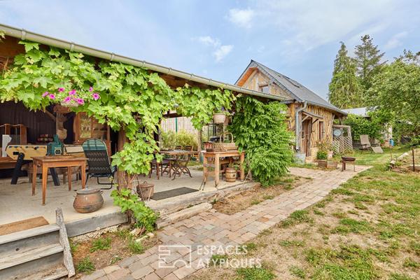 Maison à colombages à l’esprit chalet Savoyard