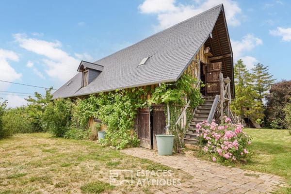 Maison à colombages à l’esprit chalet Savoyard