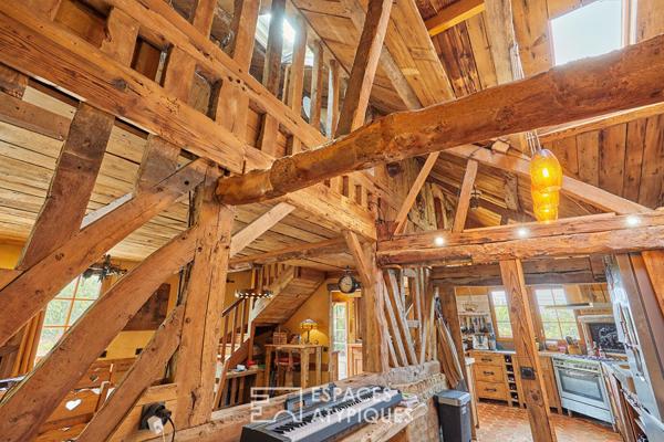 Maison à colombages à l’esprit chalet Savoyard