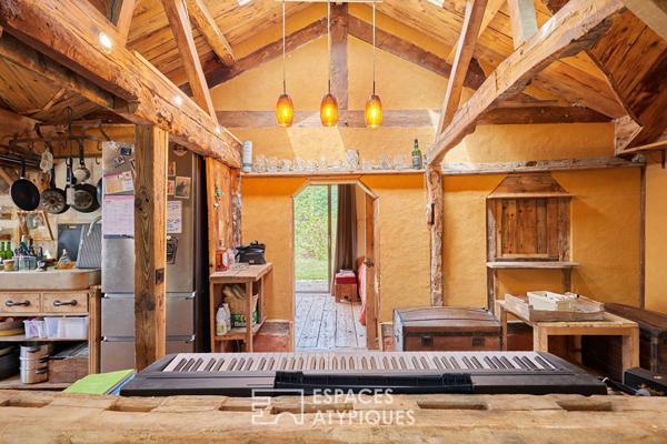 Maison à colombages à l’esprit chalet Savoyard