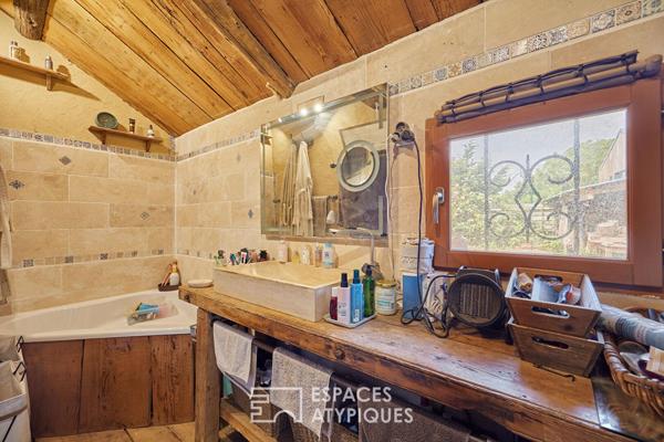 Maison à colombages à l’esprit chalet Savoyard