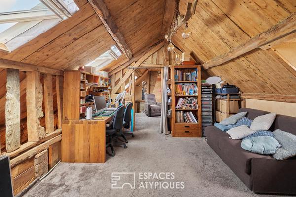 Maison à colombages à l’esprit chalet Savoyard