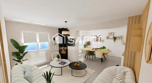 Maison 4 chambres complètement rénovée avec commodité de plain pied