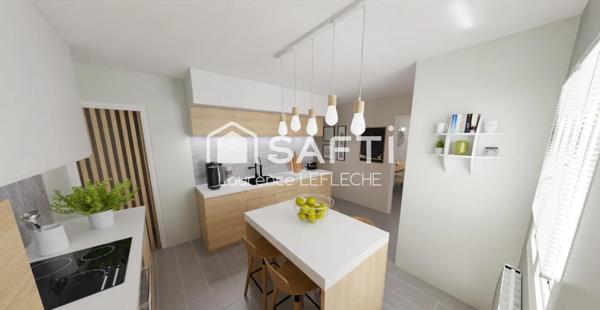 Maison 4 chambres complètement rénovée avec commodité de plain pied