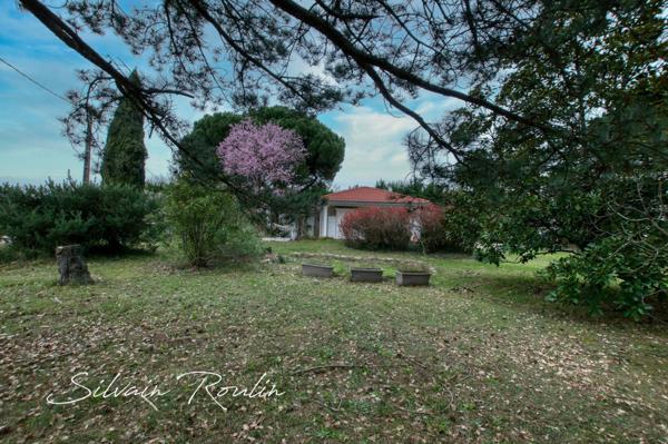 Maison T5 135 m2 avec piscine, terrain arboré et dépendance – environnement lavande et nature – Malataverne