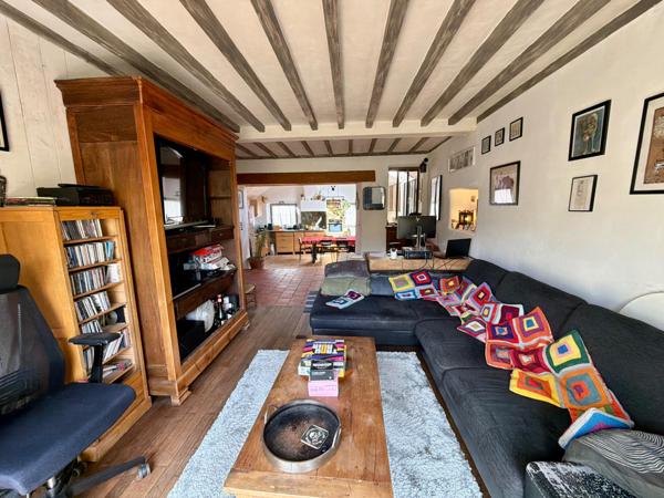 Maison de ville 3 chambres + bureau avec jardin