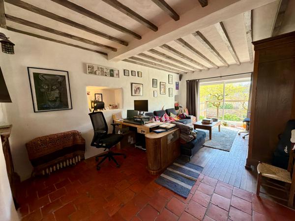 Maison de ville 3 chambres + bureau avec jardin