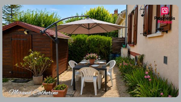 Maison de ville 3 chambres climatisée avec garage et jardin à Troyes