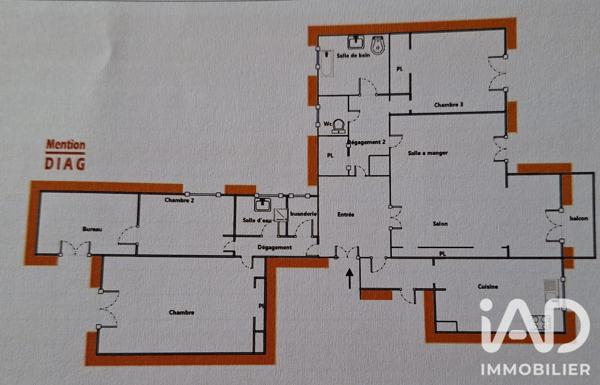 Appartement à vendre 6 pièces 119,68 m² 