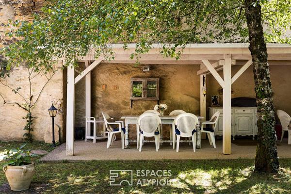 Maison de caractère avec piscine au calme