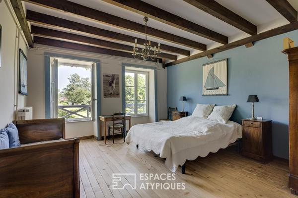 Maison de caractère avec piscine au calme