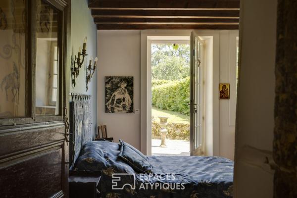 Maison de caractère avec piscine au calme