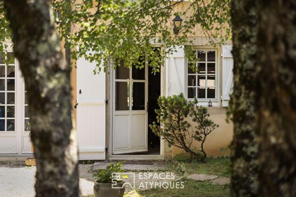 Maison de caractère avec piscine au calme