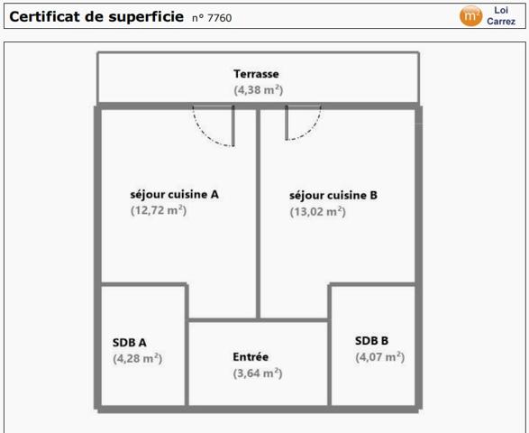 Lyon (69007) RARE 2 studios en 1 lot LYON 7 au calme proche TRAM 2
