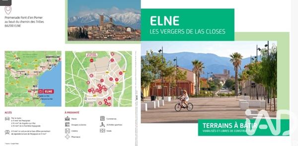 Terrain à vendre 313 m² Elne