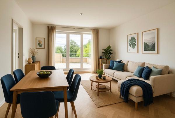 A louer : T2 NEUF avec sa terrasse de 15m², 2 parkings privés + cave