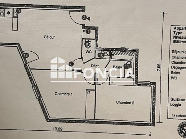 À vendre Appartement 3 pièces 61.71 m² - Le Bourget 93350