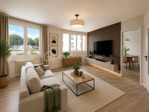 Découvrez cet appartement d'environ 45 m² au fort potentiel à rafraîchir, situé au premier étage d'une résidence avec ascenseur dans une copropriété saine et bien entretenue.

Idéal pour ceux qui cherchent à vivre à proximité du centre ville. À deux pas des transports et des commerces, ce bien vous offre un cadre de vie alliant praticité et convivialité.

Composé de 3 pièces, cet appartement propose un agencement fonctionnel avec une cuisine séparée du séjour lumineux.

Sa cave privative offre un espace de stockage non négligeable.

Attention, certaines photos ont été réalisées avec l'aide de l'IA pour vous aider à vous projeter, photos non contractuelles.

Les charges annuelles raisonnables de 720 € offrent une opportunité rare à saisir pour les amateurs de ville!

Contactez Marie-Cécile MATHEU pour plus d'informations.